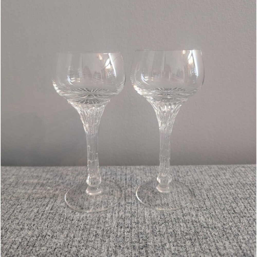 Rosenthal Studio Line, "Split" Cordial/Liqueur Glasses, Set of 2, EUC